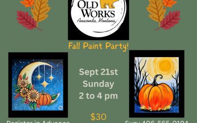 Fall Paint Party at Old Works!