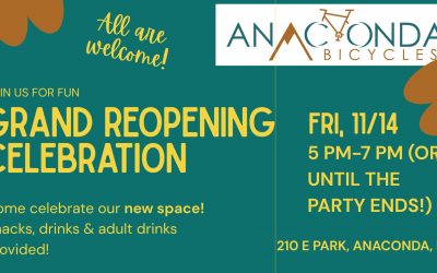 Anaconda Bicycles Grand Re Opening Party!