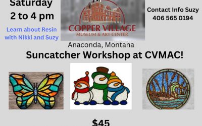 Sun catcher Workshop at CVMAC!