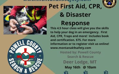 Pet Frist Aid, CPR and Disaster Response